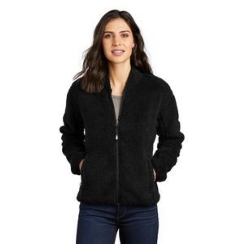 Clique Full Zip Black Fleece Jacket. Size S P (967)